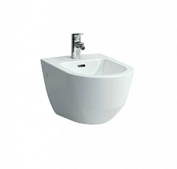 Биде Pro 36х53 см, 1 отверстие под смеситель, без боковых отверстий для подвода, подвесное, без крышки 8.3095.2.000.302.1 Laufen